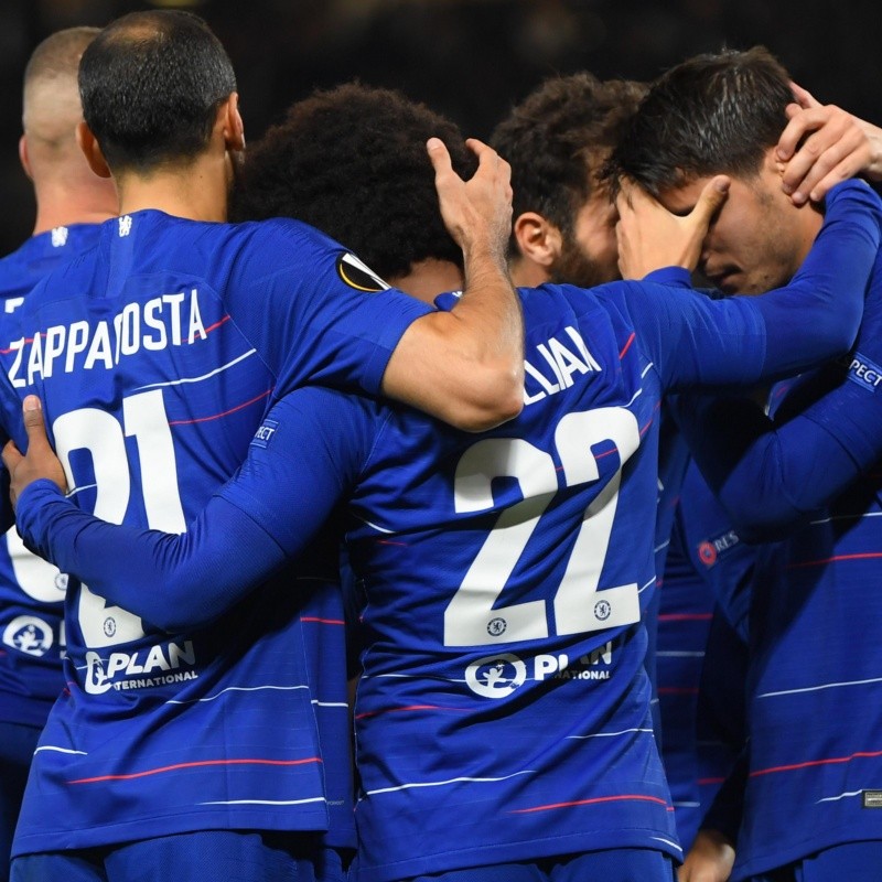 Morata por fin la metió y le dio la victoria al Chelsea en la Europa League