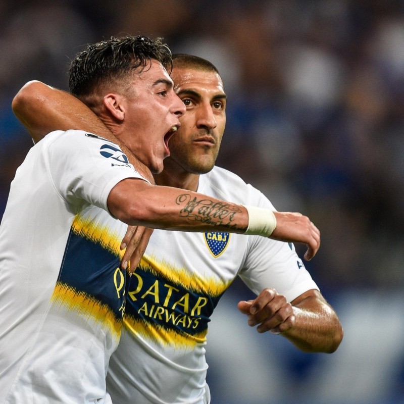 Pavón dejó afónicos a los hinchas de Boca después de la asistencia de pecho de Wanchope