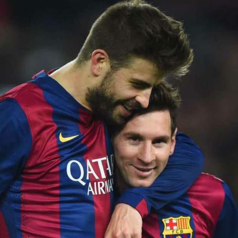 Piqué subió una foto con Messi para despejar las dudas de una posible pelea