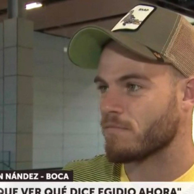 A Nández le preguntaron por Egídio y se la mandó a guardar al de Cruzeiro