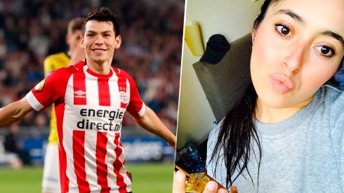 El tierno posteo de Hirving Lozano para su novia tras convertir dos goles con PSV