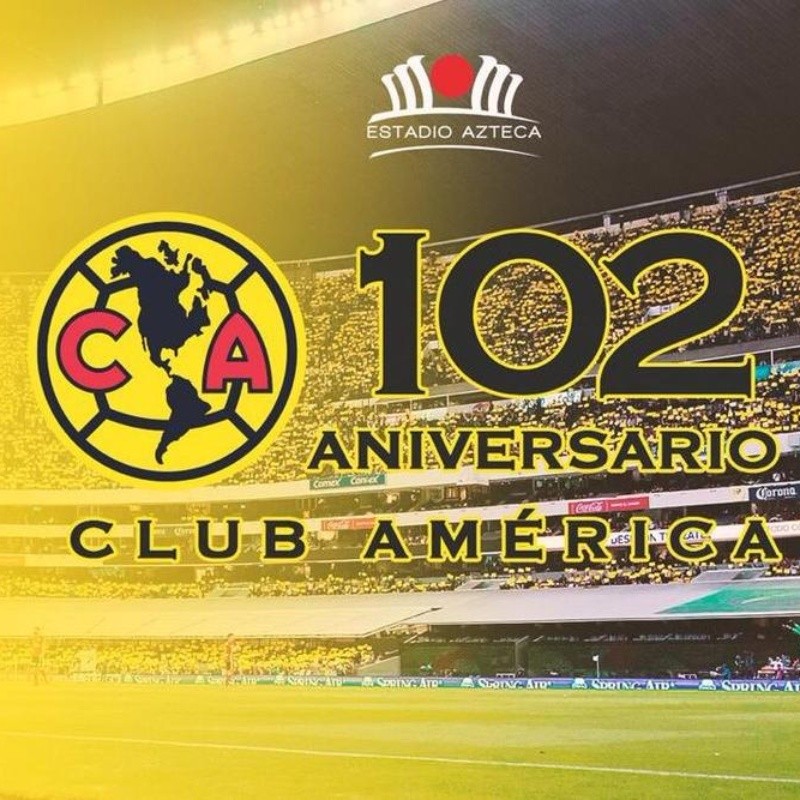 Todo el fútbol mexicano saludó a América por sus 102 años