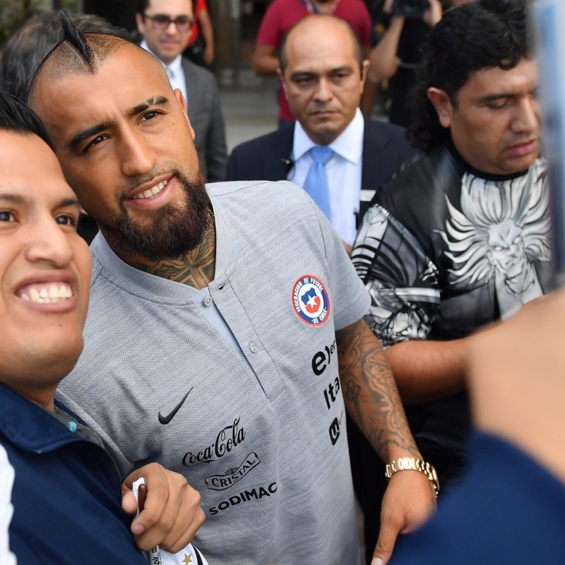 Fiel a su estilo, Vidal ya vive la previa de México - Chile