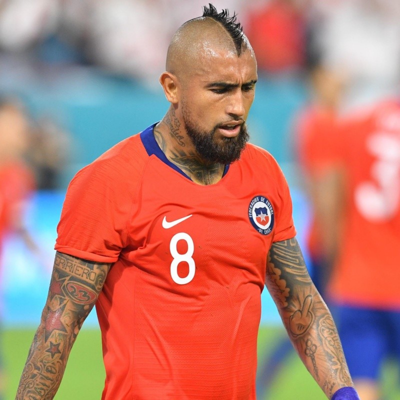 Guiño de Arturo Vidal al América de México