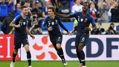 Francia celebra otro festejo ante Alemania.