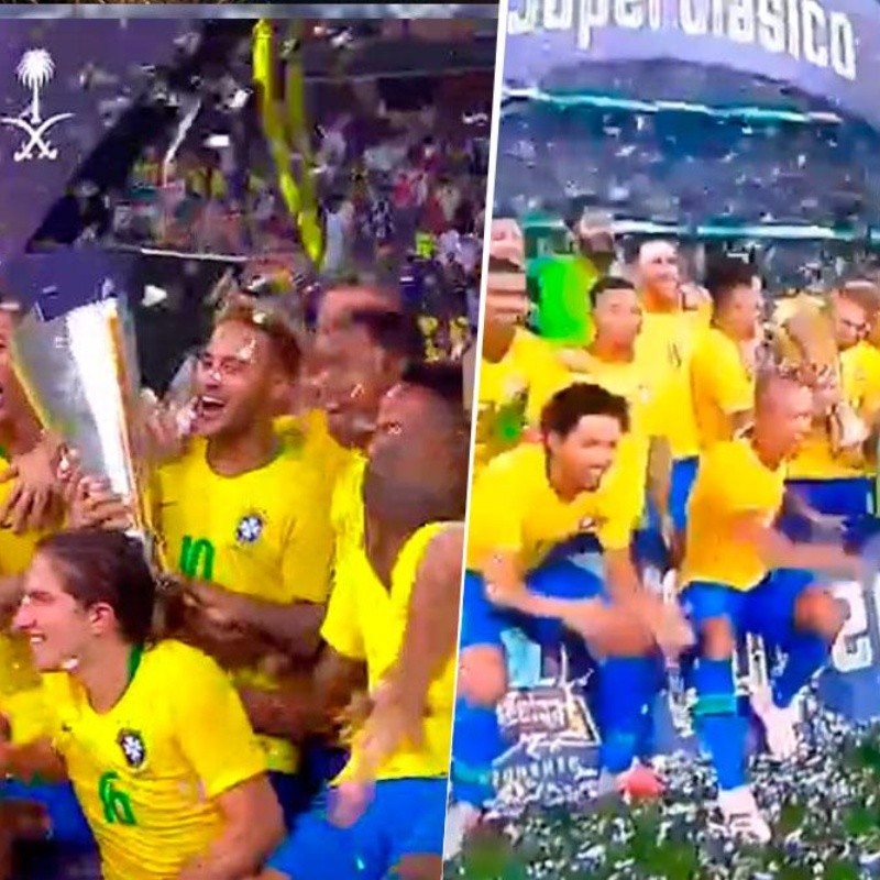 Como un Mundial: así festejó Brasil ganarle a la Argentina