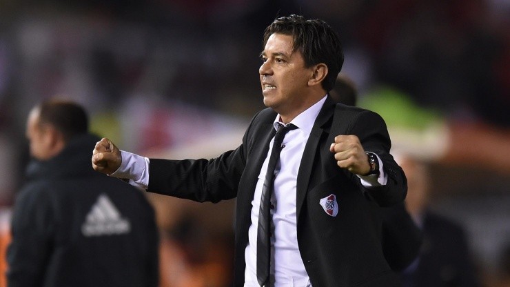 Marcelo Gallardo celebra la recuperación de Palacios