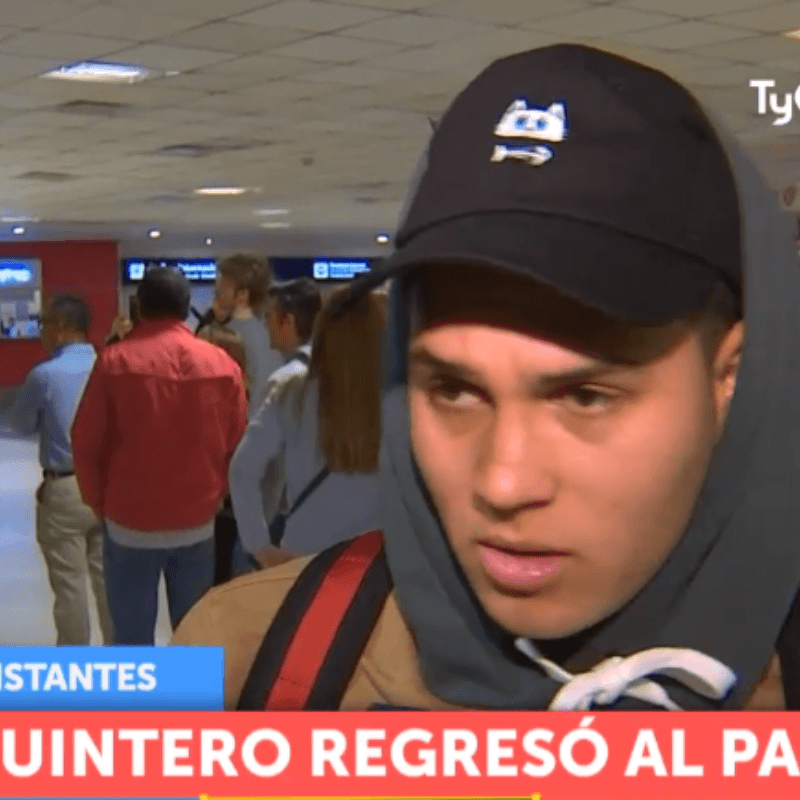 Juanfer Quintero llegó re dormido y le dijeron que se podía ir Gallardo