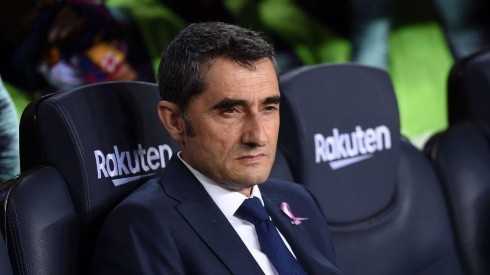 Ernesto Valverde, entrenador de Barcelona.