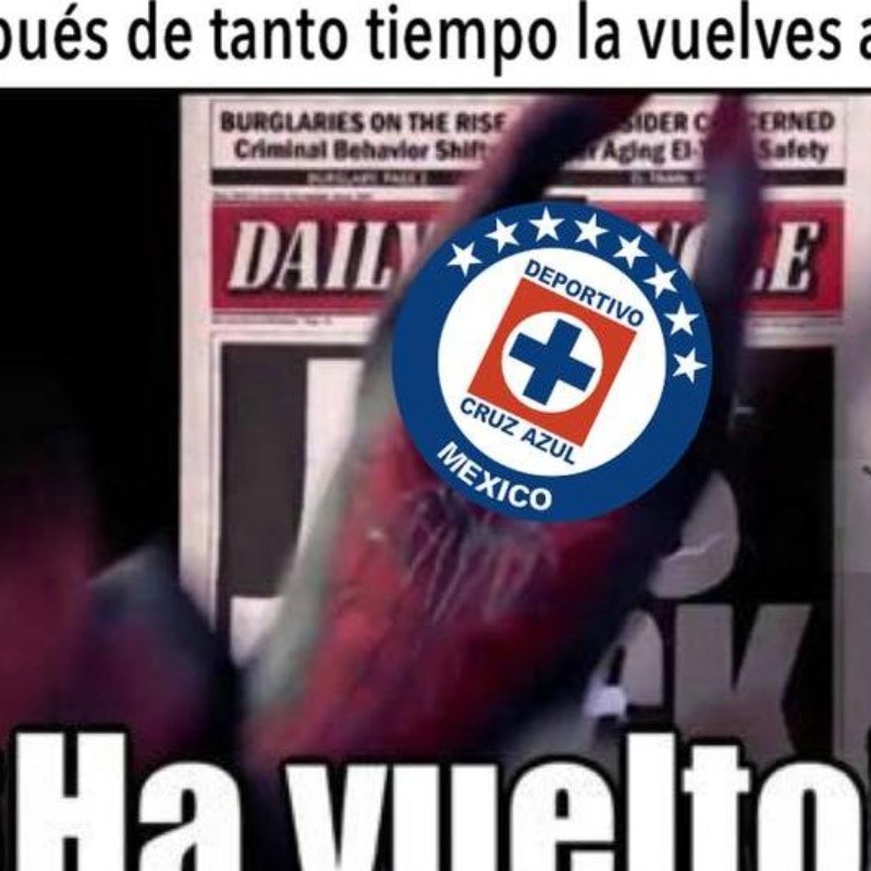 América pasó a Cruz Azul justo antes del Clásico y los memes lo saben