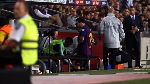 Foto de Lionel Messi, jugador de Barcelona.