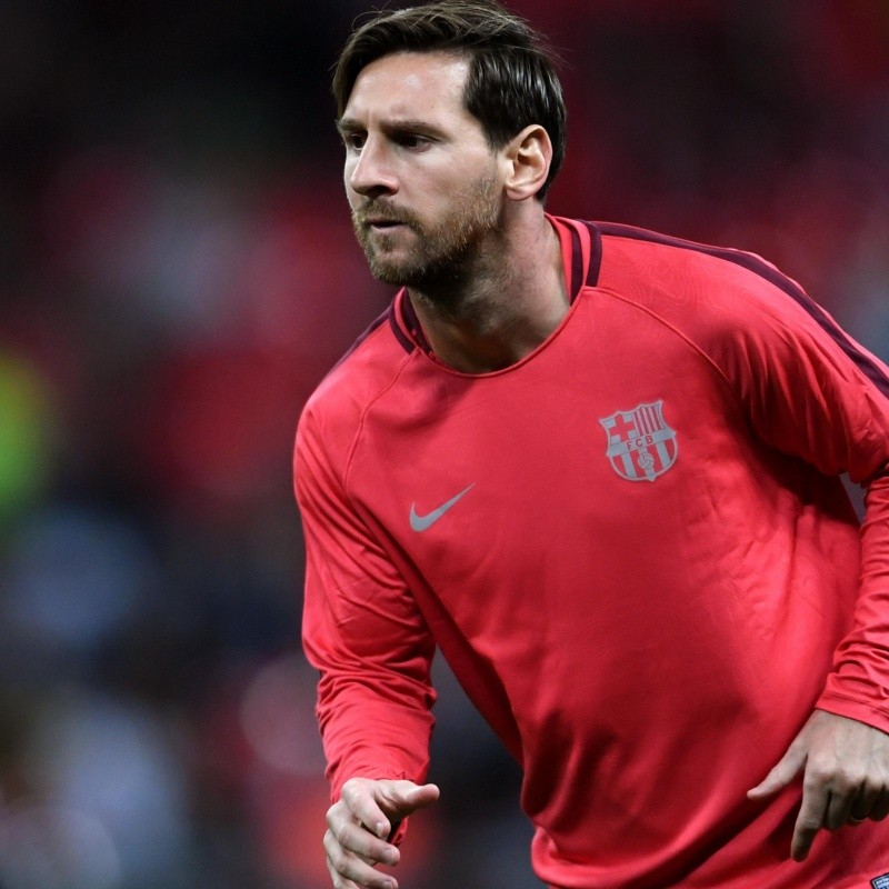 Relajadísimo: la primera foto de Messi como futbolista lesionado