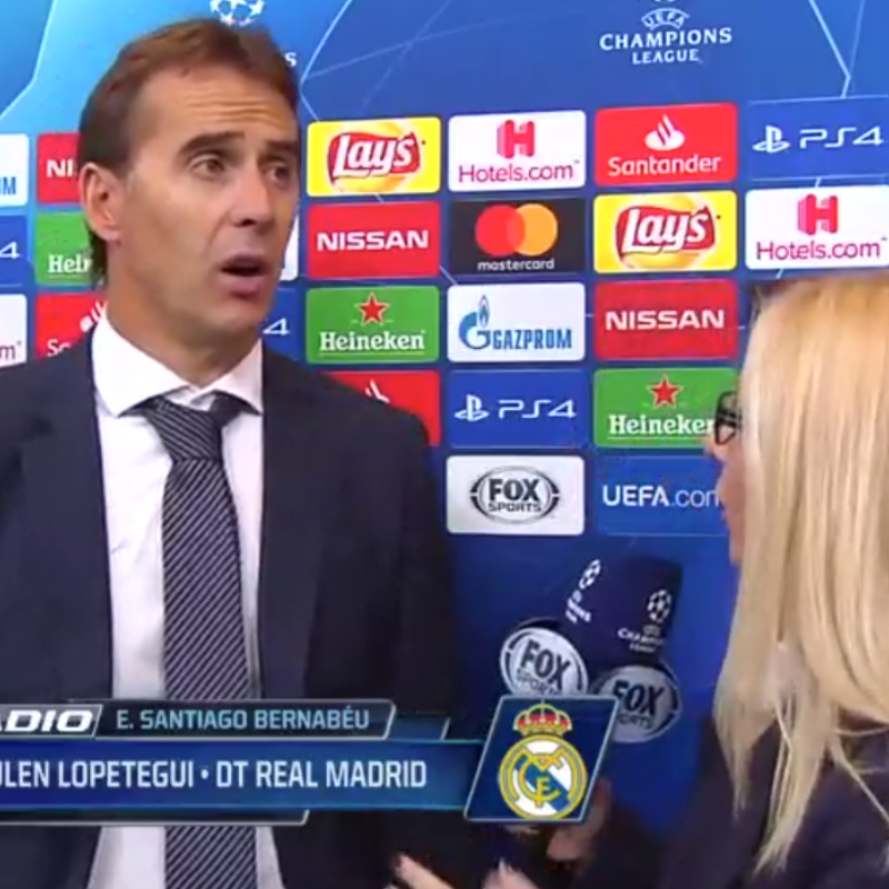 Lopetegui habló de los insultos de la afición del Real Madrid