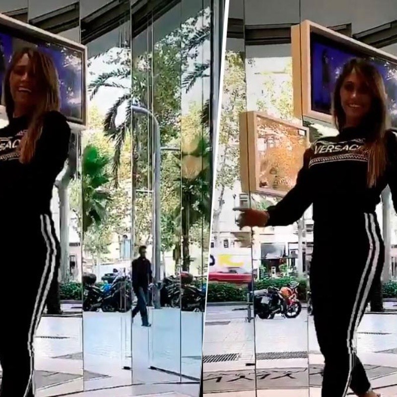 Anto Roccuzzo se puso en 'modo modelo' y nos enamoró a todos con su desfile en calzas y zapatillas