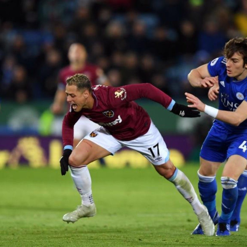 Pellegrini sacó a Chicharito y al West Ham se lo empataron en el 90'