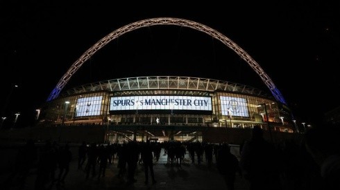 El estadio de Wembley previo al partido.