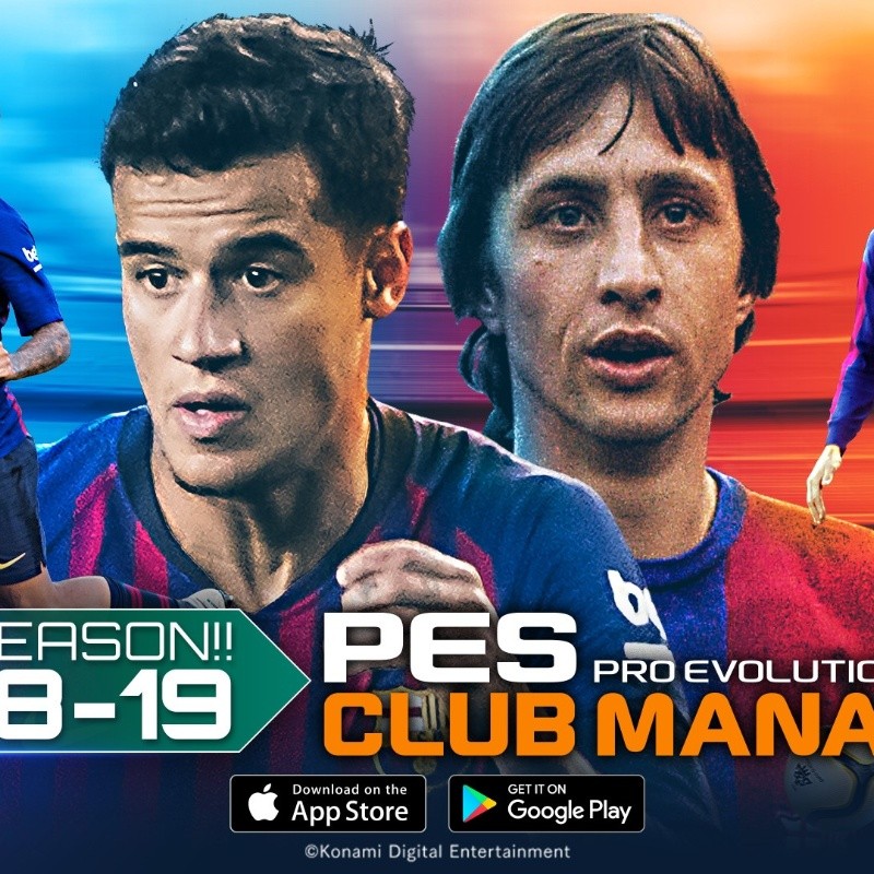 Ya está disponible la actualización de PES Club Manager 2.0