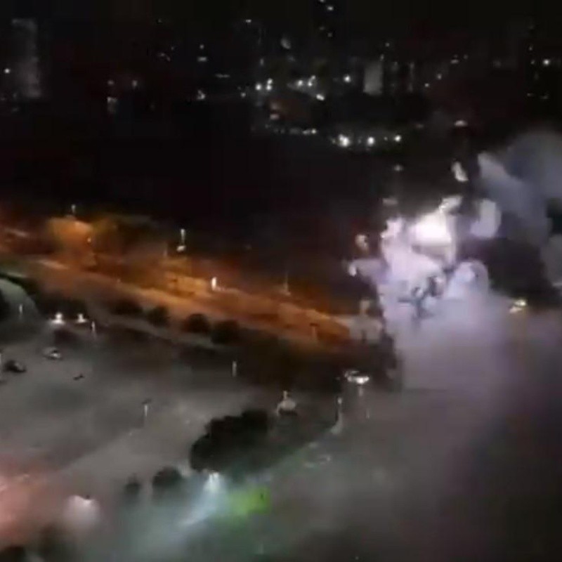 Un verdadero infierno: el video que muestra como fue la noche de Boca en Brasil