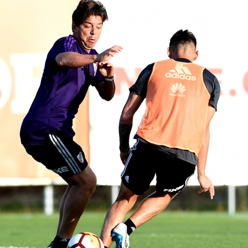 El director deportivo de Gremio habló como si Gallardo hubiera metido un gol en Porto Alegre