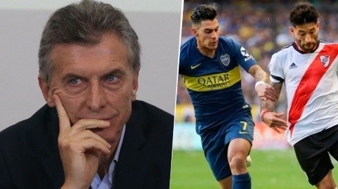 Macri no confirmó a los visitantes y le tiró la responsabilidad a Boca y River