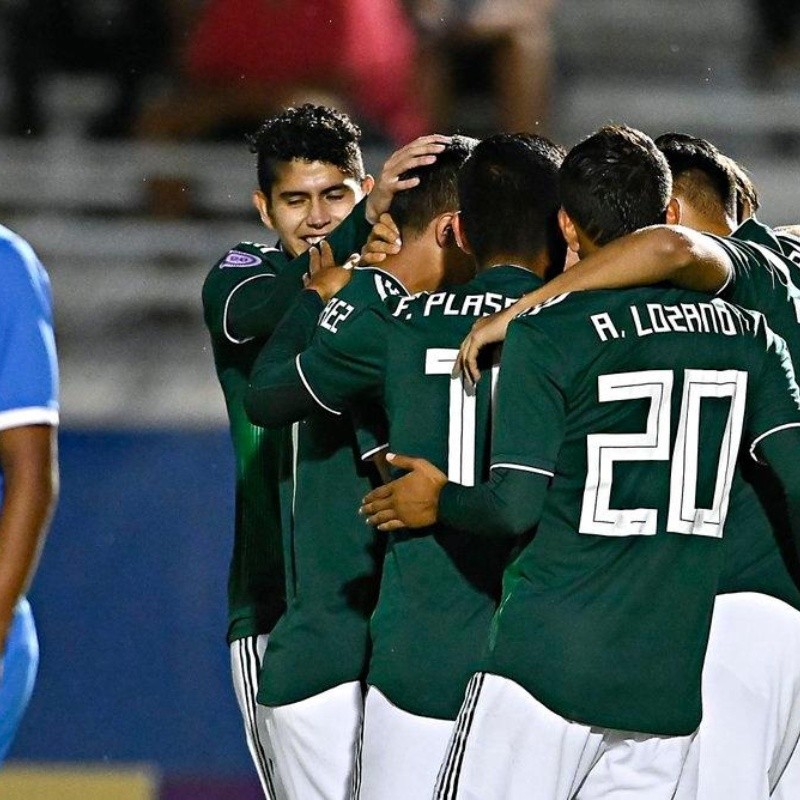 México debutó a lo grande en el Premundial Sub 20 y arrolló a Nicaragua