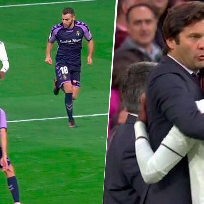 Solari metió al que Lopetegui no ponía, marcó un gol horrible y ¡se fue corriendo a abrazarlo!