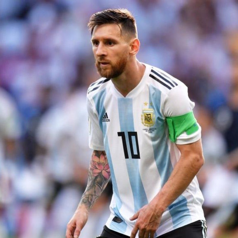 Messi subió una historia de la Selección argentina en medio del partido del Barcelona