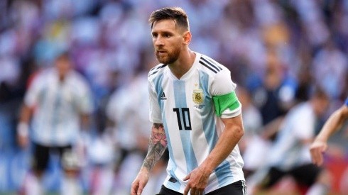 Messi, en su último partido antes de renunciar a la Selección.