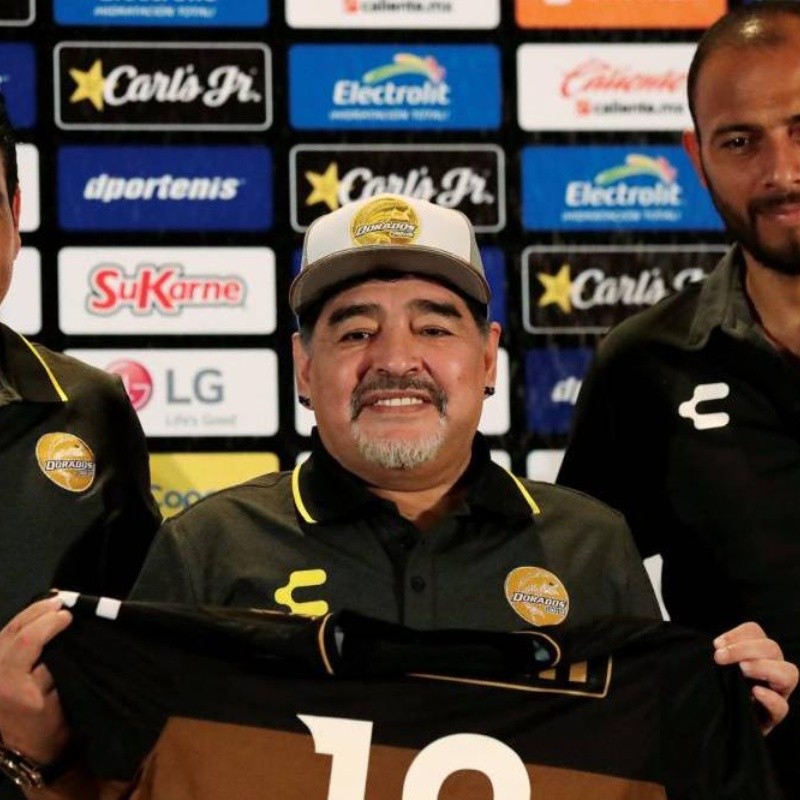 El mensaje cómico de Maradona al Presidente de Dorados