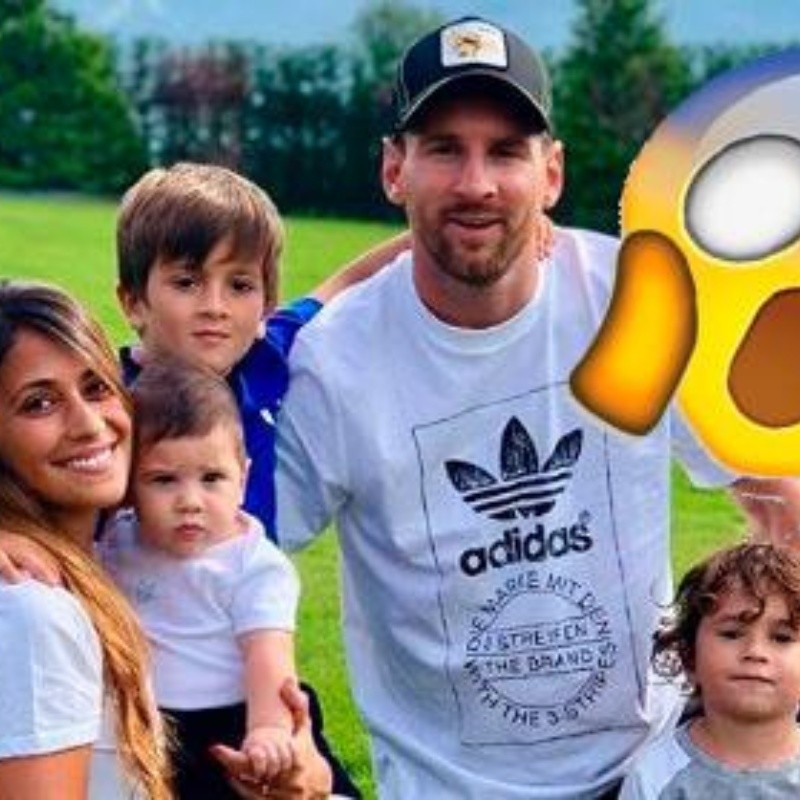 No podemos respirar: Antonella Roccuzzo subió una foto de Mateo...¿con la camiseta de River?