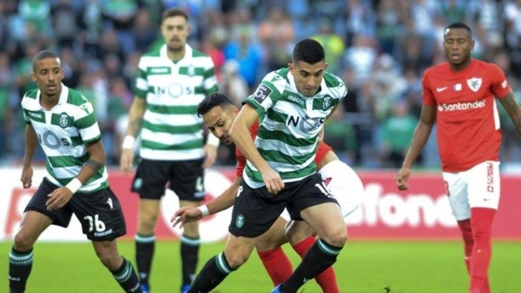 Rodrigo Battaglia en Sporting de Lisboa.