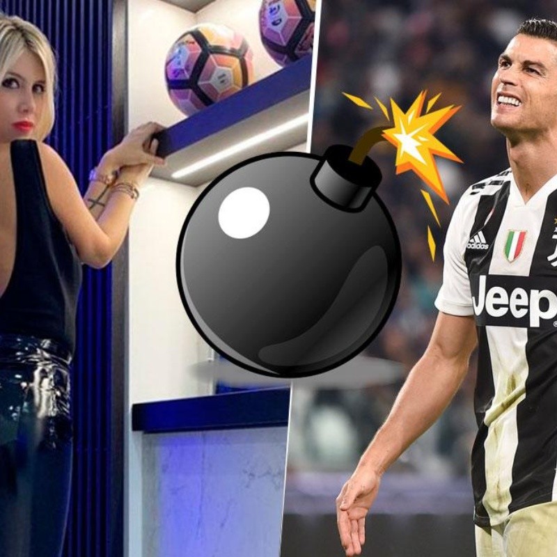 Wanda Nara le pegó a Cristiano Ronaldo y va a explotar el mundo