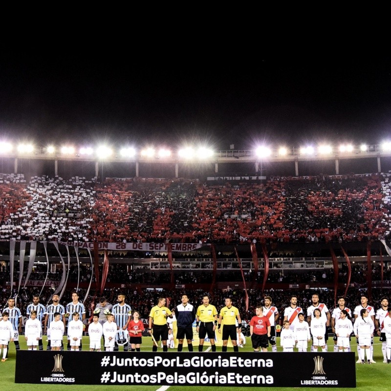 Provocación: El Monumental amaneció pintado por hinchas de Boca