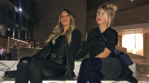 Foto de Wanda Nara junto a la novia de Lautaro Martínez.