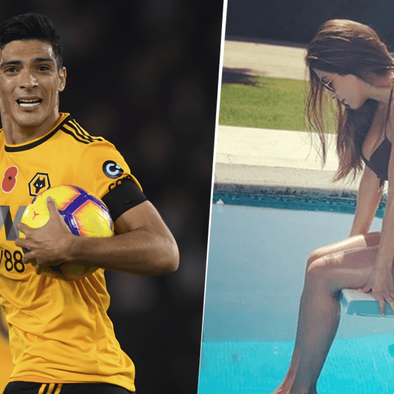 La novia de Raúl Jiménez se la pasa jugando al FIFA ¡y él subió la foto a Instagram!