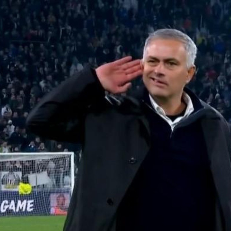 Mourinho haciendo un Mourinho: le ganó a la Juventus y el gesto fue épico