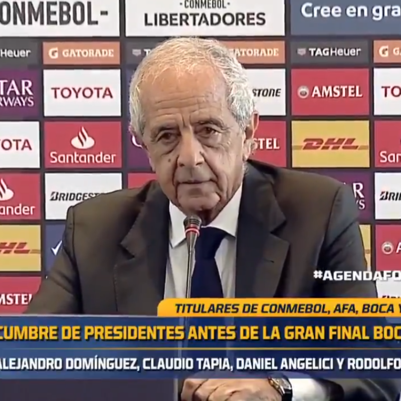 Angelici dijo que van a tener "un jugador más" en La Bombonera y D'Onofrio le contestó