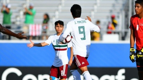 Domínguez anotó el 7-0 parcial de México. (Fox Sports)