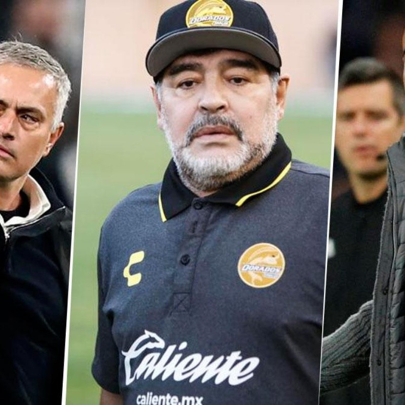 A Maradona le dieron a elegir entre Mourinho y Guardiola, no dudó y dijo: "Es el mejor"