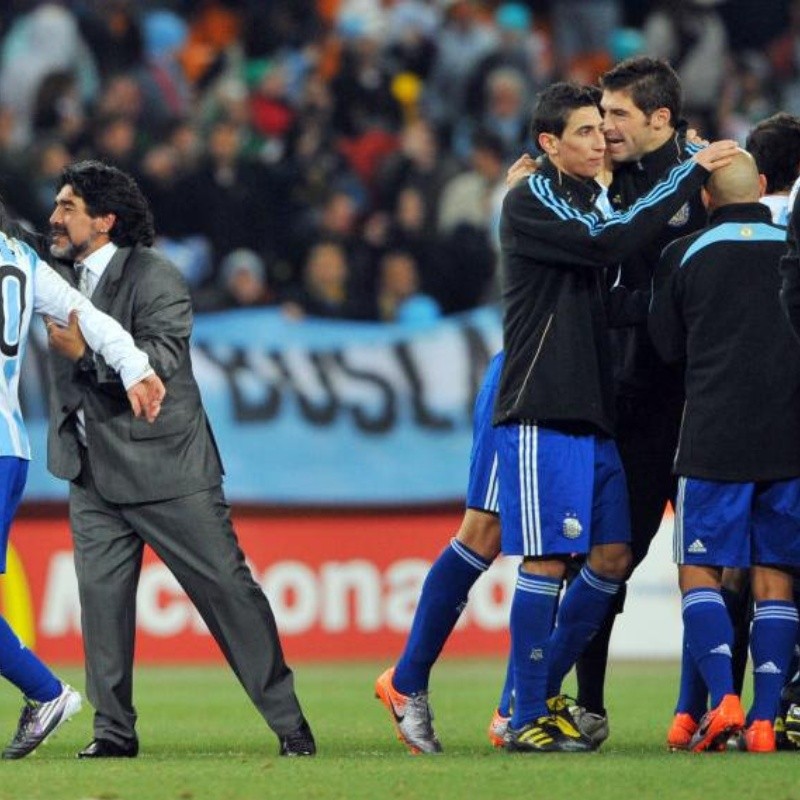 Diego defendió a Messi y contó la "traición" de los jugadores de Argentina antes de jugar contra Alemania