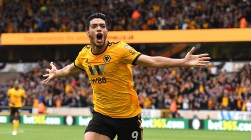 EL GOLEADOR. Raúl Jiménez ya lleva tres goles en Wolverhampton (Foto: Getty).