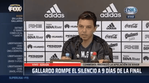 Gallardo contó por qué festejó como loco el empate contra Boca en el Monumental