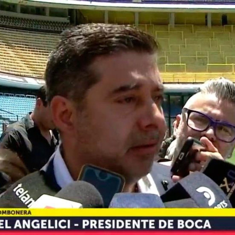 Angelici le dio la mejor noticia a los hinchas de Boca antes de la final con River