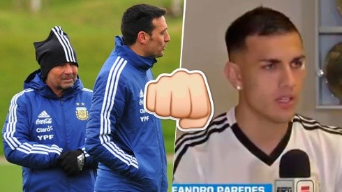 Más claro, imposible: Paredes reveló cuál es la gran diferencia entre Scaloni y Sampaoli