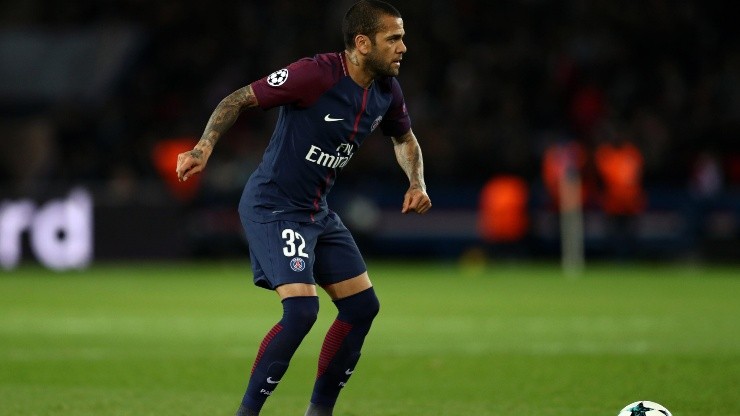 Dani Alves, hoy en Paris Saint-Germain.