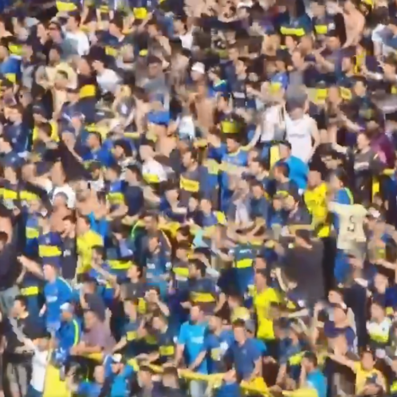 El canto que hicieron explotar los hinchas cuando salió Boca