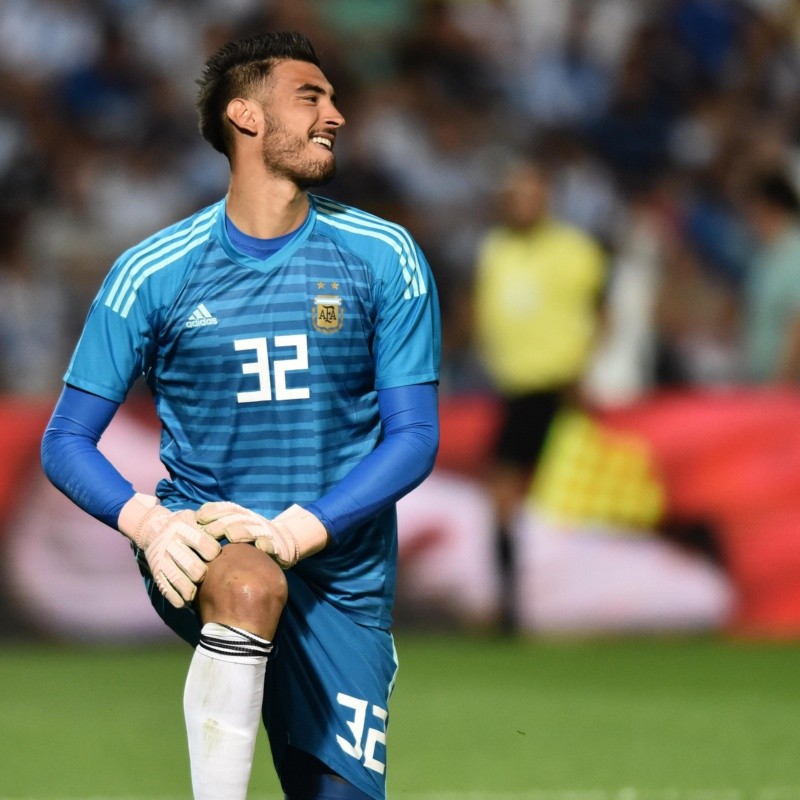 Gazzaniga contó qué le dijo Chiquito Romero cuando lo vio en la Selección Argentina