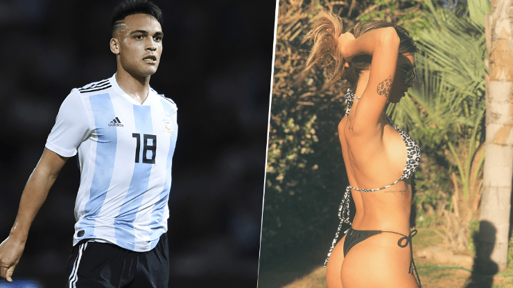 La novia de Lautaro Martínez subió dos fotos de espaldas, en bikini y  disfrutando el sol