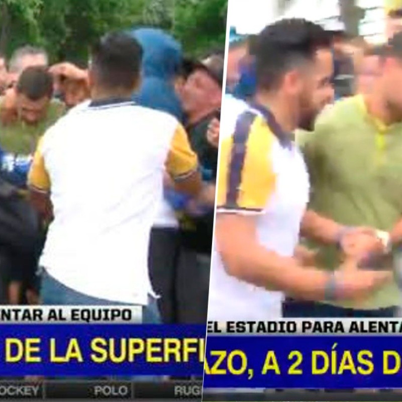 Zárate entró caminando a La Bombonera ¡y todos los hinchas se le fueron encima!