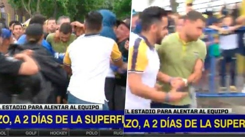 Zárate entró caminando a La Bombonera ¡y todos los hinchas se le fueron encima!